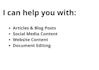 write, edit and proofread your spanish content