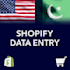 do fast shopify product upload and e commerce product listing