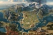 draw a fantasy map illustration isometric map