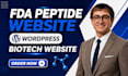 fda complaint peptide website research peptide wordpress website biotech website