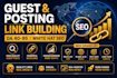 do SEO guest posting and white hat link building