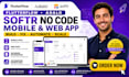build flutterflow adalo softr no code mobile web app mvp browser automation bot