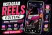 professionally edit scroll stopping instagram reels with premium effects