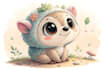 draw cute cartoon animal character