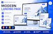 build a responsive landing page using HTML,CSS and javascript