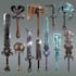 design unique weapons illustrations