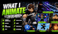 create professional custom roblox game animations, emotes, combat, and npcs