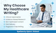 write SEO optimized medical and healthcare blog articles