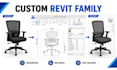 create custom parametric revit family, bim content and mep components