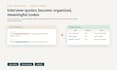 code and analyze your qualitative interview data