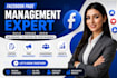 create and manage your facebook page