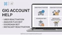 do uber reactivation, amazon flex bot, doordash bot, and instacart reactivation