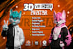 edit, optimize, an customize vrchat anime an furry avatar edits