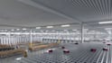 design 3d warehouse, auto store, fulfillment center and logistics facility