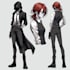 draw anime character sheet for you