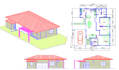 design residential house plans in autocad