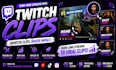 edit twitch clips, podcast clips,  and gaming highlights