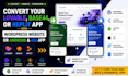 convert lovable base44 replit app to wordpress flutter android ios app capacitor