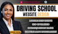driving school website driving instructor driver academy booking site wordpress