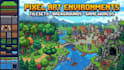 design pixel art tilesets, backgrounds, and game environments