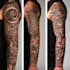 create a tattoo design for sleeve