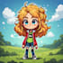 design a cartoon character art