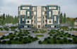 produce 3d housing design, unit apartment, cgi exterior render for presentation