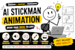 make viral ai stickman animation videos