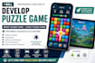 develop a puzzle game, brain teaser game, logic puzzle game for mobile and web