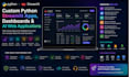 build custom python streamlit app dashboard and ai web application