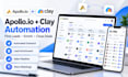 setup apollo io automation workflow,apollo sales pipeline,apollo io crm,clay com