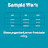 do accurate data entry and spreadsheet work