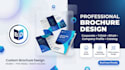 design trifold, bifold brochure in adobe indesign