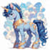 create high quality pony character illustration