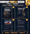 design a premium company profile brochure