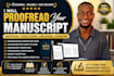 proofread your manuscript, amazon kdp,layout design, developmental editing