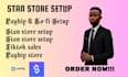 design stan store setup, tiktok growth, beacon payhip kofi