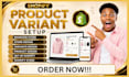 shopify product color swatches  variants shopify collection pages