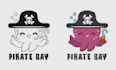 design kawaii chibi animal chibi characters mascot logo