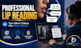 decode speech from mute videos using expert lip reading