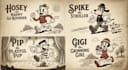 create 2d rubber hose tradition cartoon style