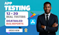 12 testers 20 testers 12 app testers mobile app 12 testers google play 20 tester