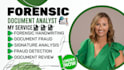 forensic document analyst document fraud detection signature verification review