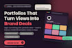 create ugc canva website high converting canva website ugc portfolio design