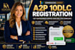 do a2p 10dlc registration to be approved