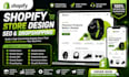 bulid expert shopify store design SEO dropshipping website design development