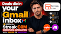set up streak CRM workflow automation with zapier or makecom