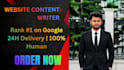 write SEO blog posts and articles that rank 1 on go