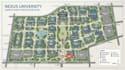 design a professional wayfinding map, directional signage map, campus navigation