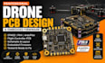 design drone pcb uav stm32 px4 ardupilot flight controller and embedded firmware